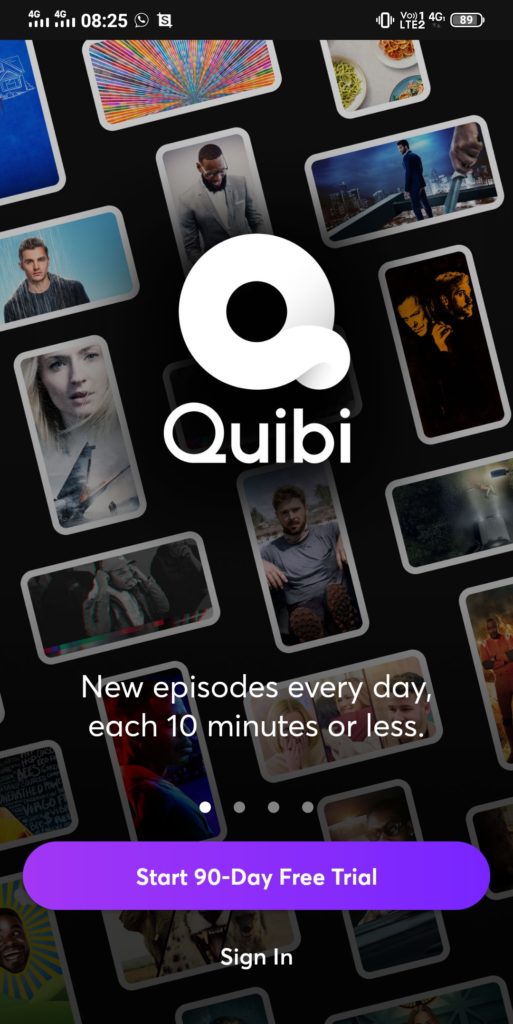Quibi on Smart TV
