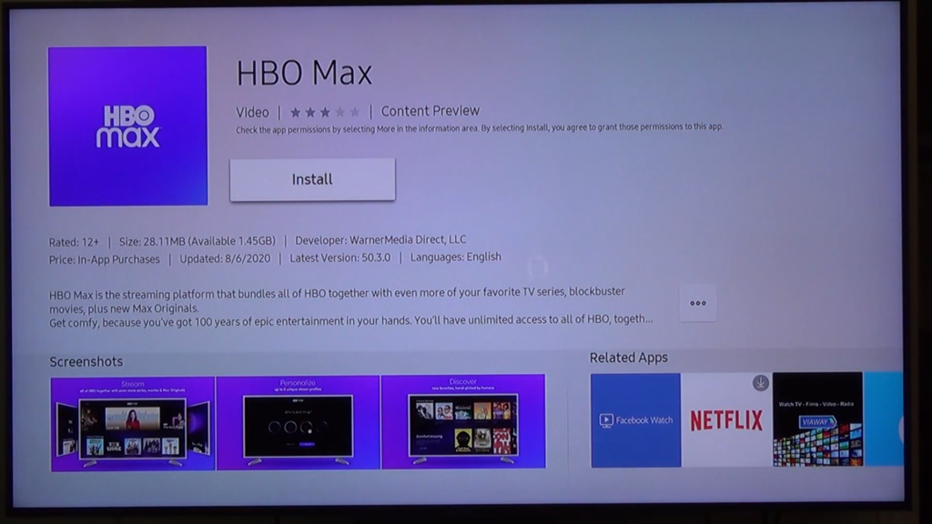HBO Max on DirecTV