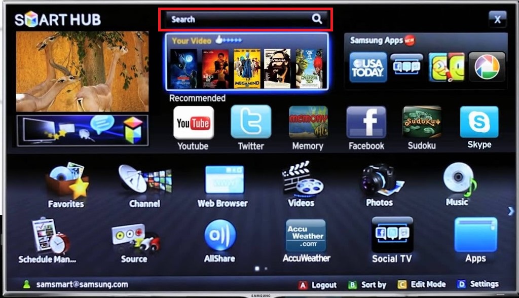 ABC App on Samsung Smart TV
