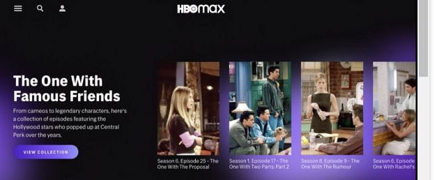 Reach the official website of the HBO Max on Firestick