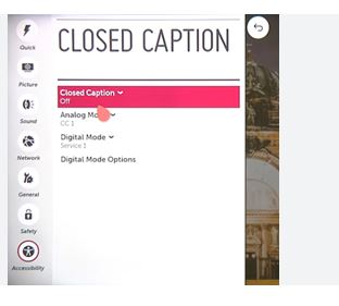 Turn On the Captions on your TV