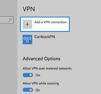 Enable VPN