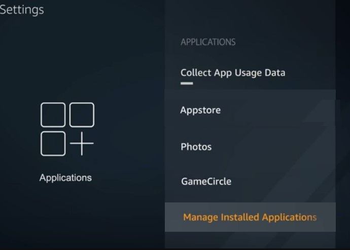 Manage Installed Apps on Firestick