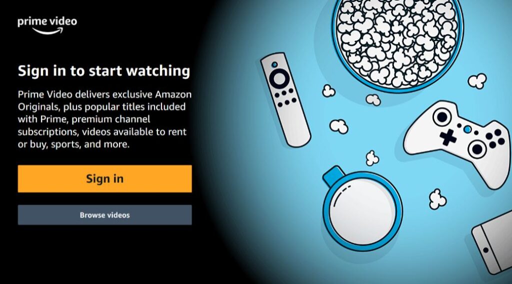 Sign in for Prime Video
