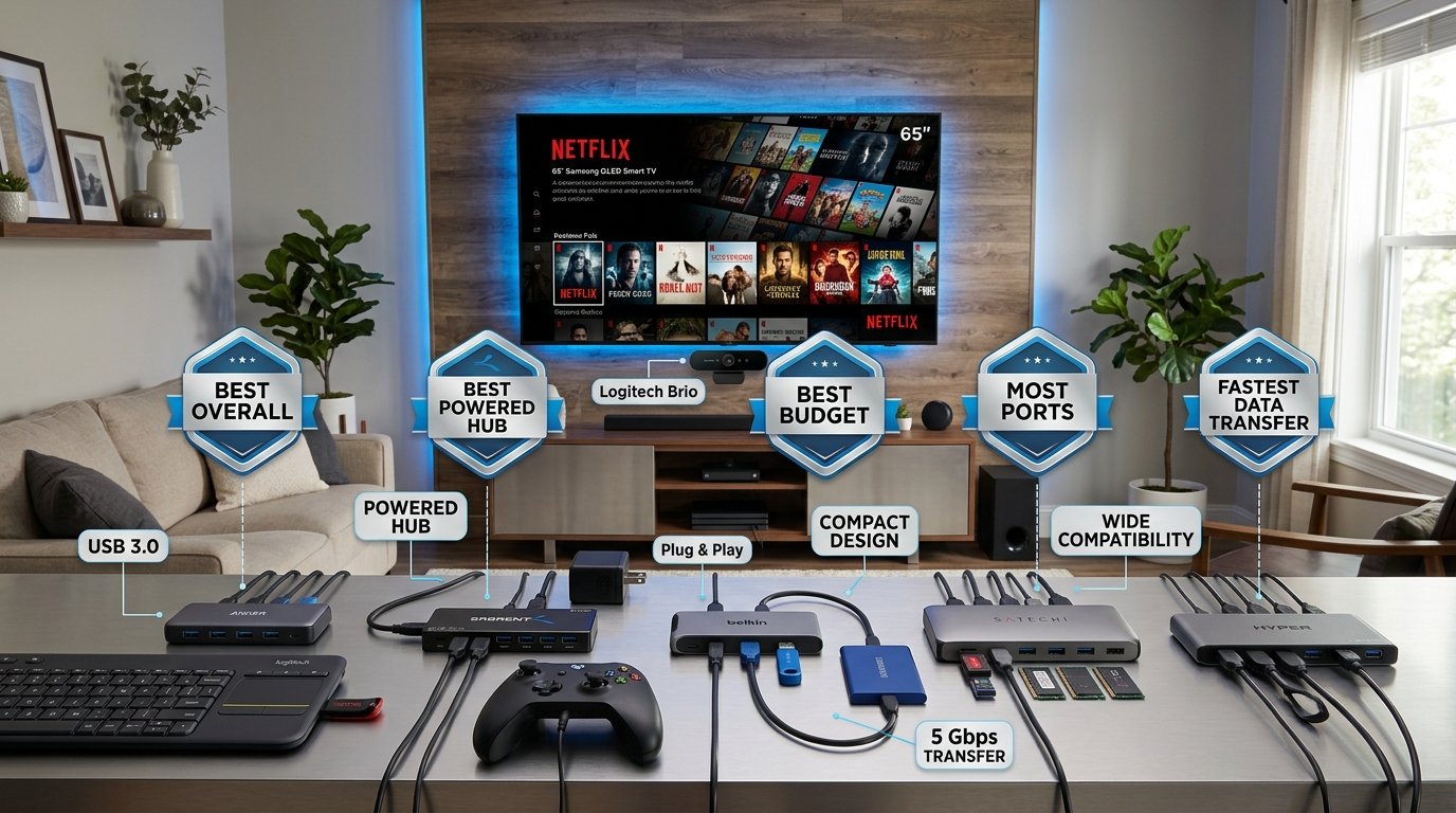 12 Best USB Hubs for Samsung TV (October 2026)